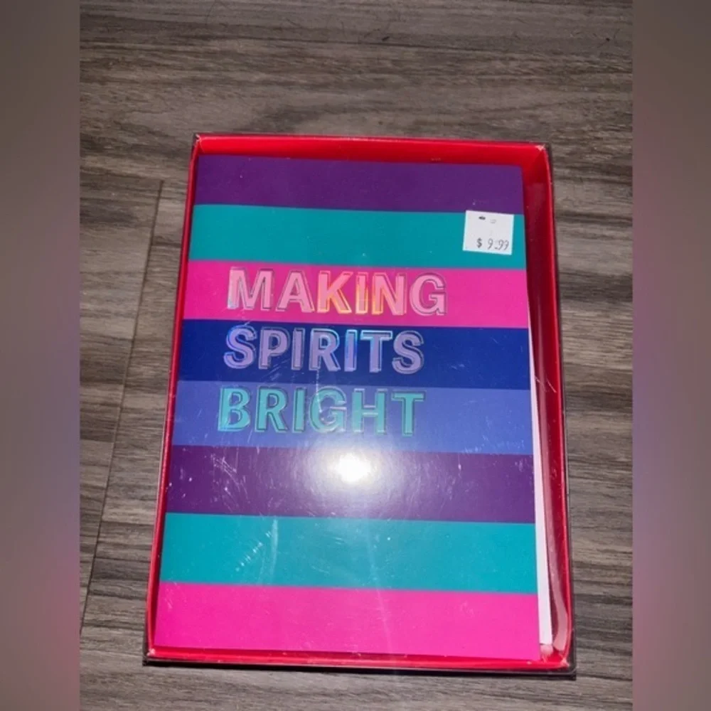 Recollections Multicolor 'Making Spirits Bright' Cards